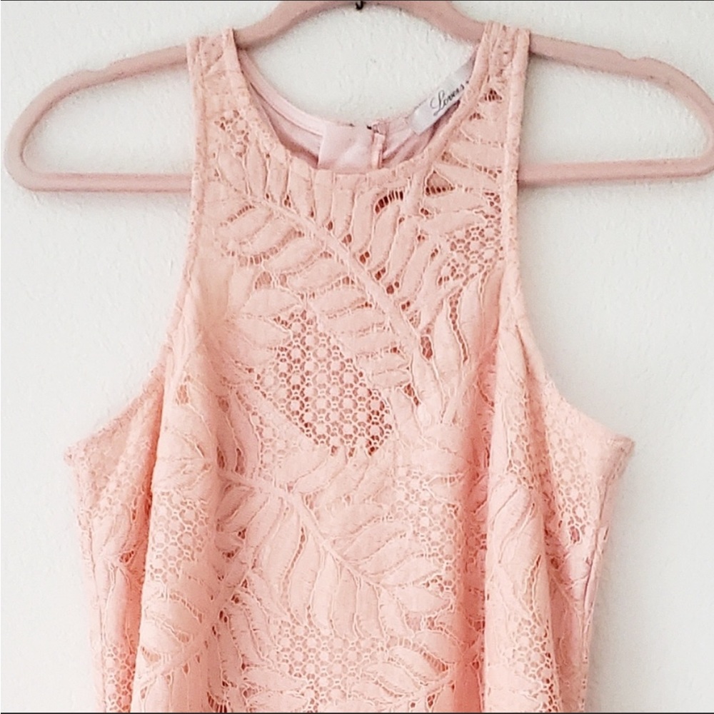 Revolve Lovers + Friends Caspian
Sleeveless Lace Dress Pink Medium - Picture 9 of 10